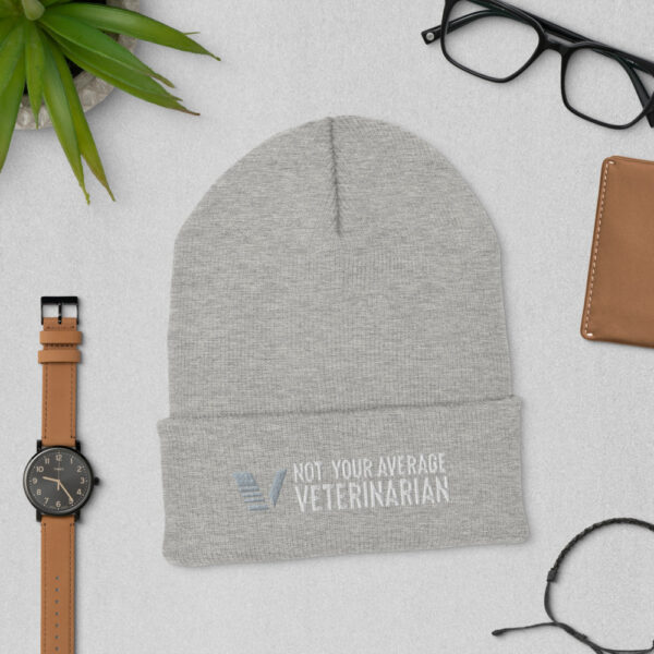 VETAHEAD Not Your Average Veterinarian Cuffed Beanie - Image 5