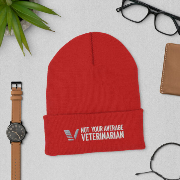 VETAHEAD Not Your Average Veterinarian Cuffed Beanie - Image 4