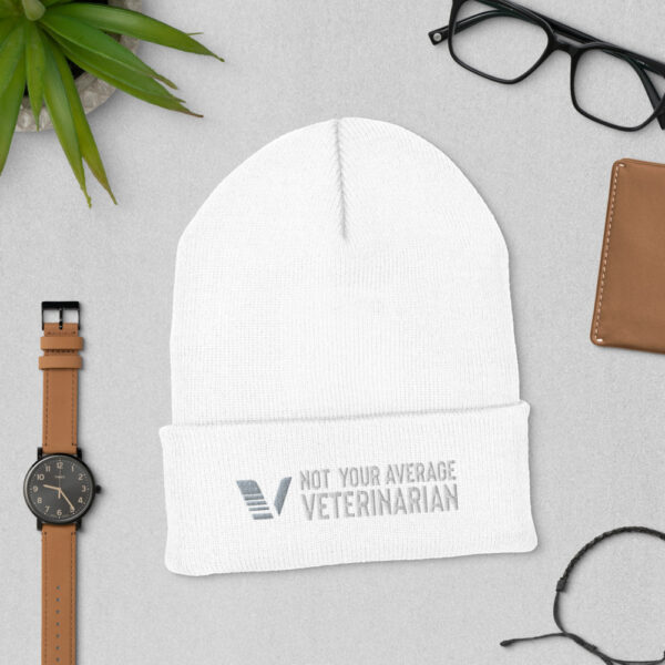 VETAHEAD Not Your Average Veterinarian Cuffed Beanie - Image 6