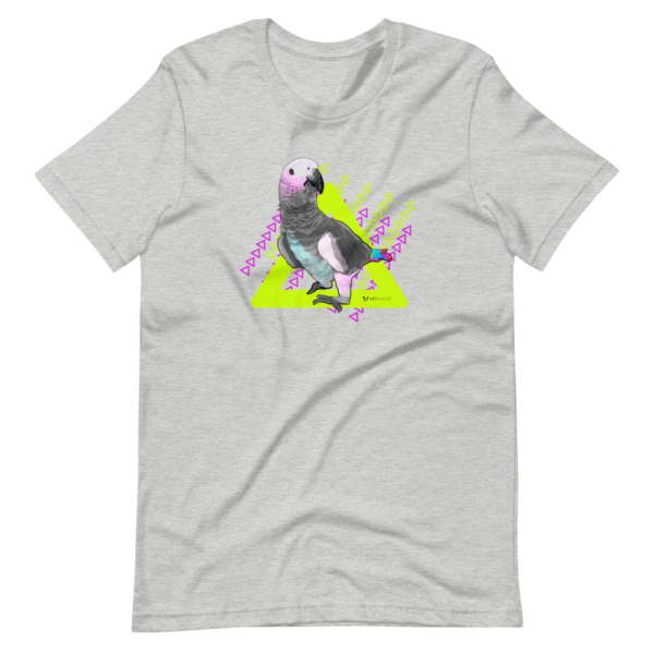 VETAHEAD African Grey Parrot Short-Sleeve Unisex T-Shirt - Image 2