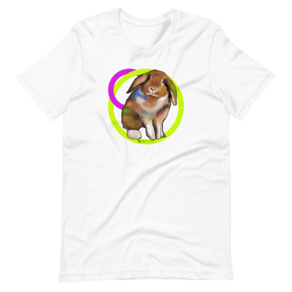 VETAHEAD Rabbit Short-Sleeve Unisex T-Shirt - Image 3