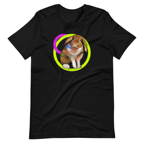 VETAHEAD Rabbit Short-Sleeve Unisex T-Shirt - Image 2