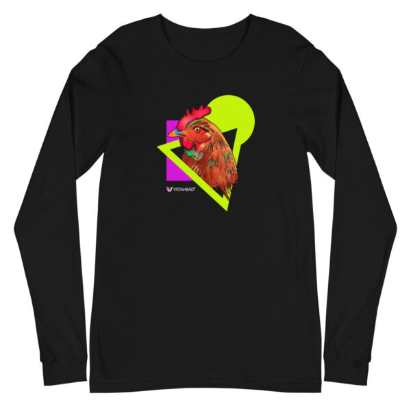 VETAHEAD Chicken Unisex Long Sleeve Tee - Image 2