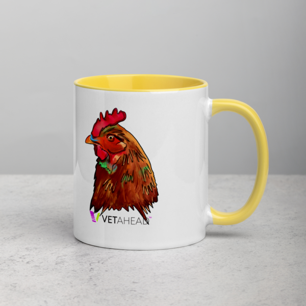 VETAHEAD Chicken Mug with Color Inside - Image 4